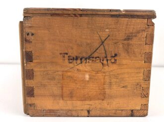 Transportkasten für "Tarnsand " der Wehrmacht.