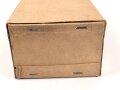 Pappkasten für 300 Schuss Munition 8x 57 ( für K98 ) . 20 Pappschachteln enthalten, alles zusammengehörig. OHNE Inhalt - Complete matching set for 300 K98 rounds, ONLY EMPTY BOXES