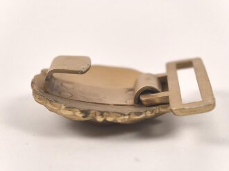 Kriegsmarine, Schloss zum Dolchkoppel ,Leichtmetall vergoldet, Höhe 40mm