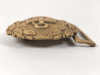 Kriegsmarine, Schloss für die Schärpe ( Paradefeldbinde) . Leichtmetall vergoldet