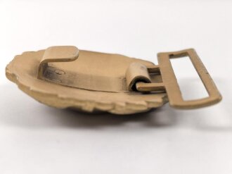 Kriegsmarine, Schloss für die Schärpe ( Paradefeldbinde) . Leichtmetall vergoldet