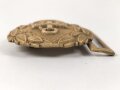 Kriegsmarine, Schloss für die Schärpe ( Paradefeldbinde) . Leichtmetall vergoldet