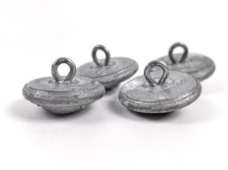 Kriegsmarine, 4 Knöpfe Küstenartillerie , jeweils 24mm