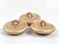 Kriegsmarine, 3 Glasknöpfe 20mm datiert 1940