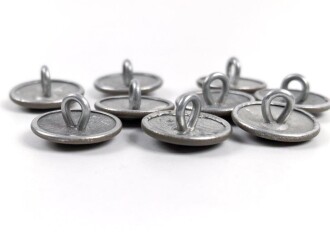 Kriegsmarine, 9 Knöpfe Küstenartillerie , jeweils 21mm, datiert 1942