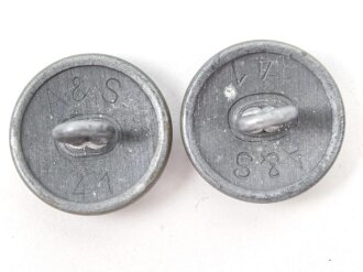 Kriegsmarine, 2 Knöpfe Küstenartillerie ,...