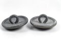 Kriegsmarine, 2 Knöpfe Küstenartillerie , jeweils 20mm