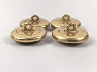 Kriegsmarine,  4 Knöpfe 25mm  datiert 1940
