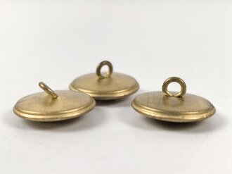Kriegsmarine,  3 Knöpfe 25mm