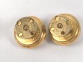 Kriegsmarine,  Paar Schraubknöpfe für Schulterstücke 18mm