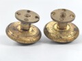 Kriegsmarine,  Paar Schraubknöpfe für Schulterstücke 18mm