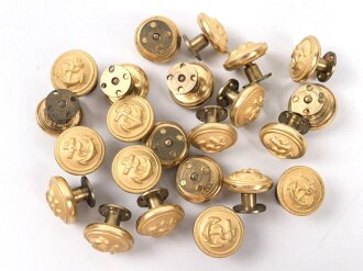 Kriegsmarine,  Schraubknopf für Schulterstücke 18mm, Assmann & Söhne Lüdenscheid, sie erhalten ein ( 1 ) Stück