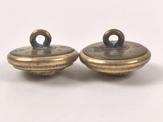 Reichsmarine, Paar Knöpfe für Schulterstücke 18mm