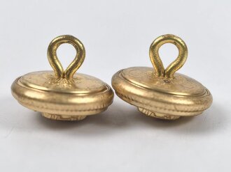 Kriegsmarine, Paar Knöpfe für Schulterstücke 17mm