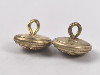 Kriegsmarine, Paar Knöpfe für Schulterstücke 17mm