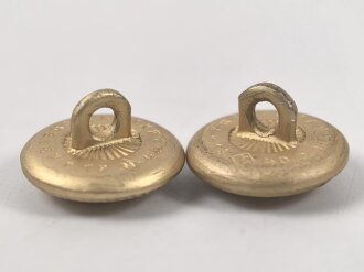 Kriegsmarine, Paar Knöpfe für Schulterstücke 17mm