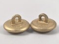 Kriegsmarine, Paar Knöpfe für Schulterstücke 17mm