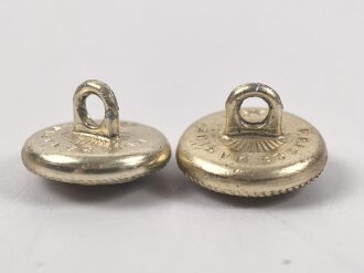 Kriegsmarine, Paar Knöpfe für Schulterstücke 17mm