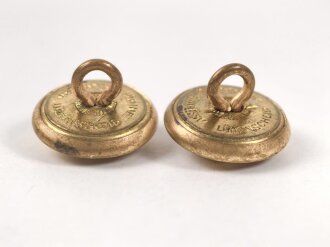 Kriegsmarine, Paar Knöpfe für Schulterstücke 17mm