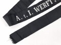 Kaiserliche Marine, Mützenband " 1. Werft - Division"  110cm