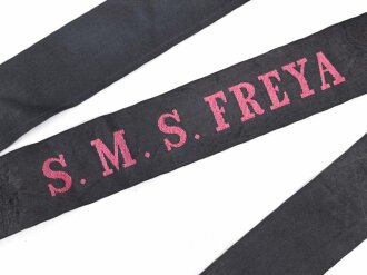 Kaiserliche Marine, Mützenband " S.M.S....