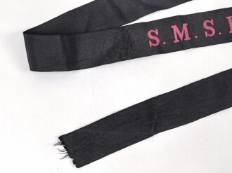 Kaiserliche Marine, Mützenband " S.M.S....