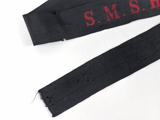 Kaiserliche Marine, Mützenband " S.M.S....