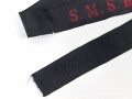 Kaiserliche Marine, Mützenband " S.M.S. HERTHA"  94cm, Ausführung in rot für Schiffsjungen
