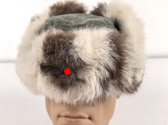 Winterpelzmütze für Angehörige des Heeres. Ungetragenes Stück von 1943