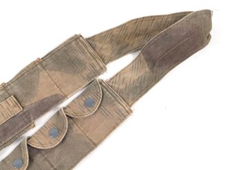Bandolier für Ladestreifen k98. So bei den Fallschirmjägern verwendet. Neuzeitliche Sammleranfertigung aus Sammlungsauflösung