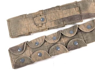 Bandolier für Ladestreifen k98. So bei den Fallschirmjägern verwendet. Neuzeitliche Sammleranfertigung aus Sammlungsauflösung