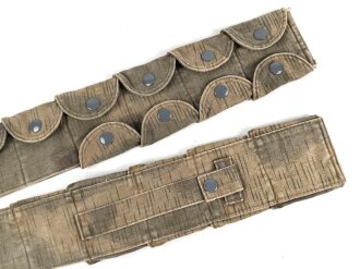 Bandolier für Ladestreifen k98. So bei den Fallschirmjägern verwendet. Neuzeitliche Sammleranfertigung aus Sammlungsauflösung
