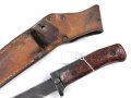 Tschechoslowakei, Bajonett Bodak VZ 1958 in Lederscheide. Gebraucht