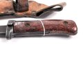 Tschechoslowakei, Bajonett Bodak VZ 1958 in Lederscheide. Gebraucht