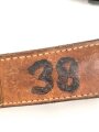 Tschechoslowakei, Bajonett Bodak VZ 1958 in Lederscheide. Gebraucht