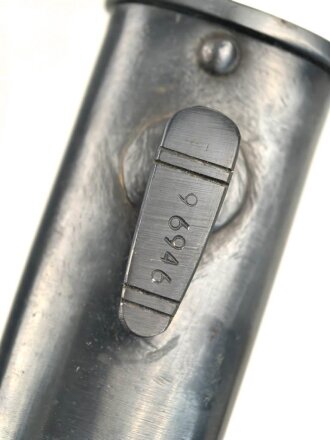 Jugoslawien Seitengewehr Messerbajonett Mauser 24/44, nummerngleiches Stück in gutem Zustand