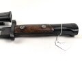 Jugoslawien Seitengewehr Messerbajonett Mauser 24/44, nummerngleiches Stück in gutem Zustand