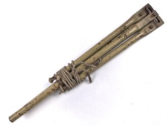 Afrikakorps / Tropen, Gestänge zum Aufstellen des Moskitonetzes im Zelt bzw. über den Liegen für Verwundete, Originallack, selten