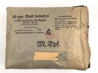 40 qm Mull keimfrei, Wehrkreissanitätspark...