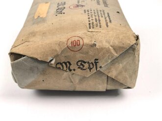 40 qm Mull keimfrei, Wehrkreissanitätspark München 1940. Maße 17 x 22 x 10cm