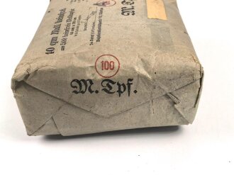 40 qm Mull keimfrei, Wehrkreissanitätspark München 1940. Maße 17 x 22 x 10cm