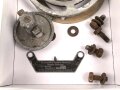 Luftschutz, Ausgleichsmembrane für einen Luftschutzbunker. Samt Befestigungsschrauben . Aussendurchmesser 17cm
