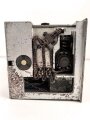 UKW Empfänger b1 ( UKW E.b1 ) datiert 1942.  Frontplatte Originallack, Gehäuse überlackiert, Funktion nicht geprüft