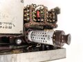 10 Watt Sender Cäsar " 10.W.S. c/24b-132" datiert 1937. Seltenes, frühes Stück . Originallack, Funktion nicht geprüft