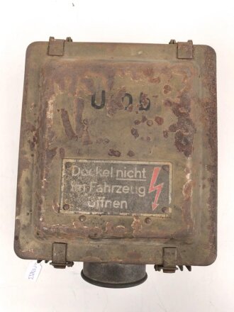 Umformer U 10b datiert 1945. Originallack, ungereinigtes Stück, Funktion nicht geprüft
