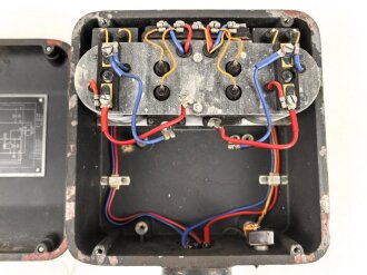 Umformer U.10 a1 datiert 1943. Nach dem Krieg modifiziert , Gehäuse Originallack, ungereinigt