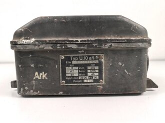 Umformer U.10 a1 datiert 1943. Nach dem Krieg modifiziert , Gehäuse Originallack, ungereinigt