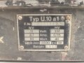 Umformer U.10 a1 datiert 1943. Nach dem Krieg modifiziert , Gehäuse Originallack, ungereinigt