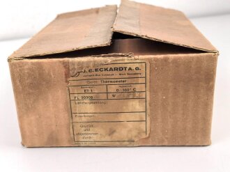 Luftwaffe , Verpackung samt Prüfschein für ein Thermometer FL 20308
