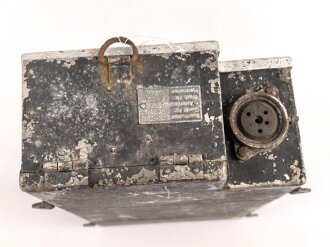 Luftwaffe,  Batteriekasten ZBK 241, Fl 50867 verbaut in  Me 109, FW 190. Ungereinigt, Kasten ist leer